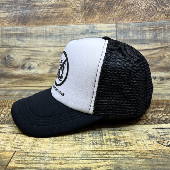 Kill Your Television Mens Trucker Hat Black Snapback Punk Anarchy Death Metal - Picture 4 of 8